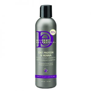Design Essentials Oat Protein Henna Deep Cleansing Shampoo 8 oz